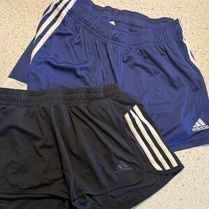 Adidas Navy and Black Shorts Set
